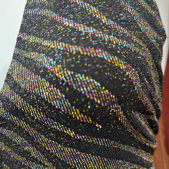 Zara Black and Gold Jumpsuit with Halter Neckline - Picture 7 of 9